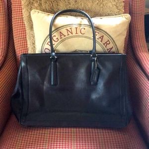 Black Leather Ladies briefcase